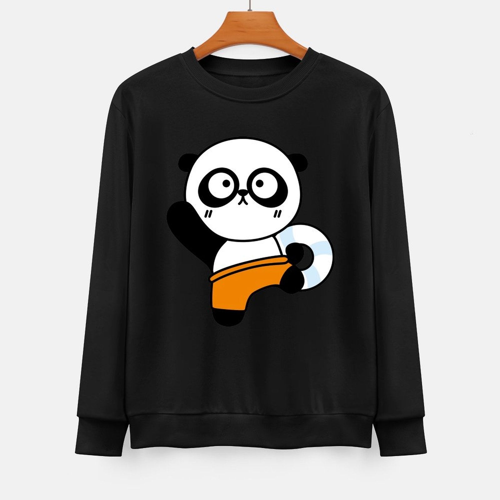 Front Patterned Long Sleeve TopOversized Indoor